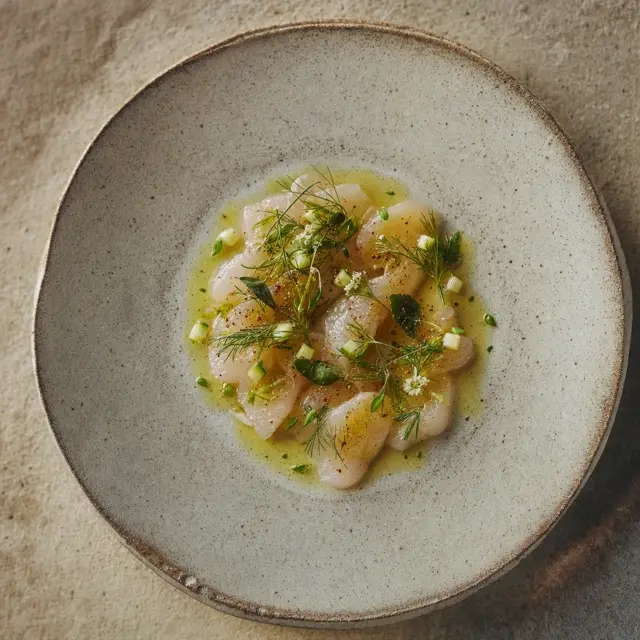 A plated seasonal dish