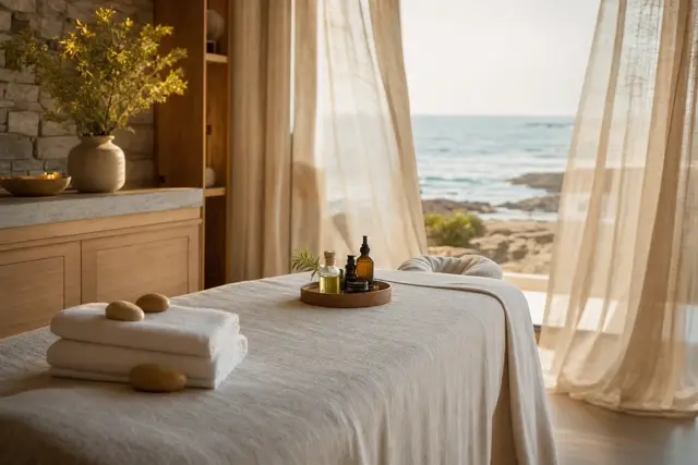 A spa treatment at Sapphire Bay